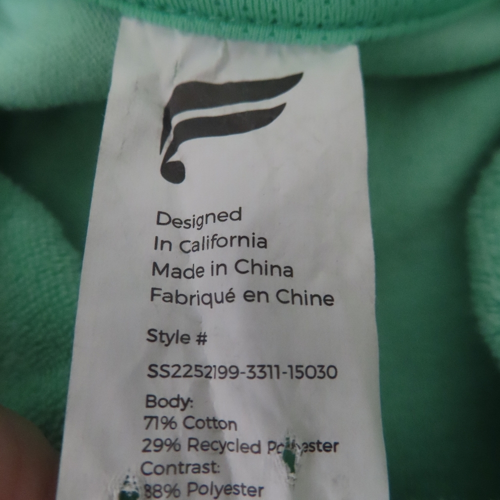 Fabletics The Island Terry Button Up Tropical Wat… - image 5